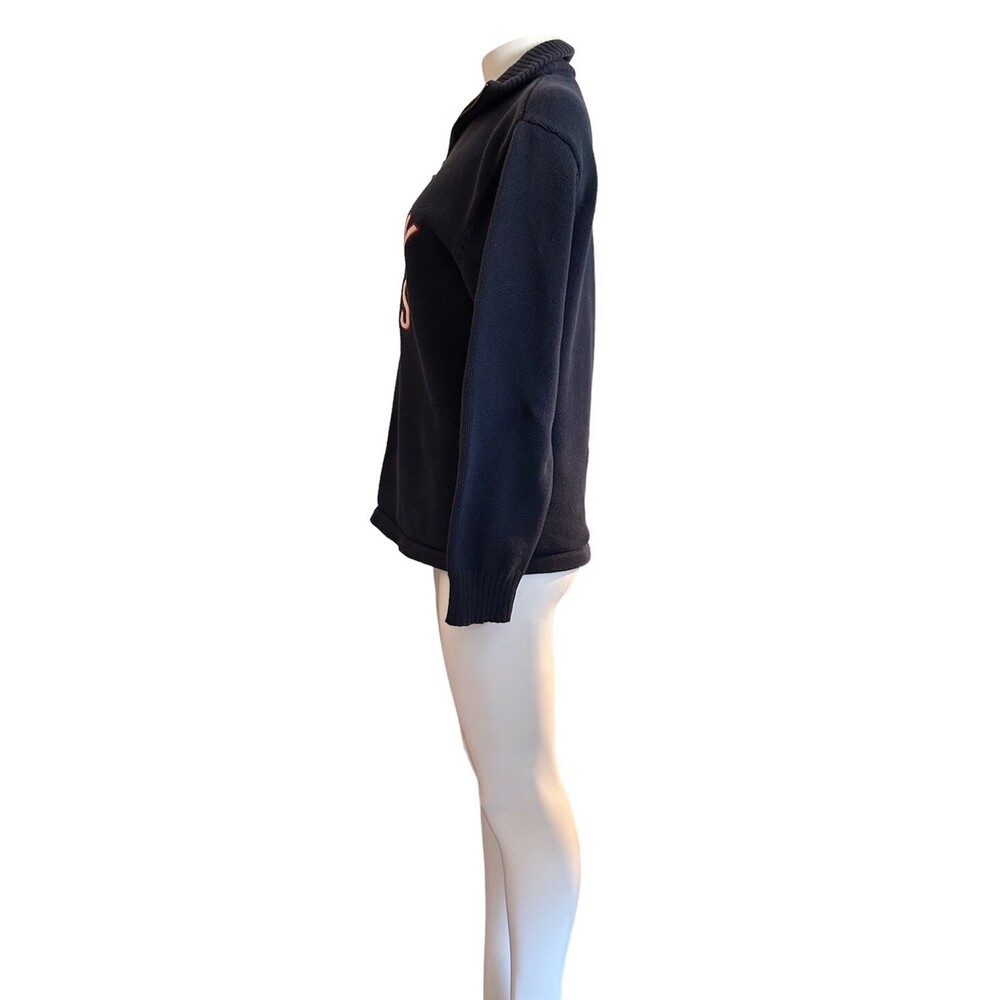 Tommy Hilfiger Tommy Jeans women’s Vintage 1/4 Zip Pullover Sweater Size M - Picture 2 of 6
